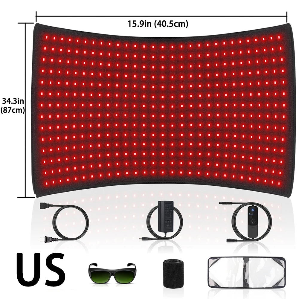 Redlight therapy heating pad