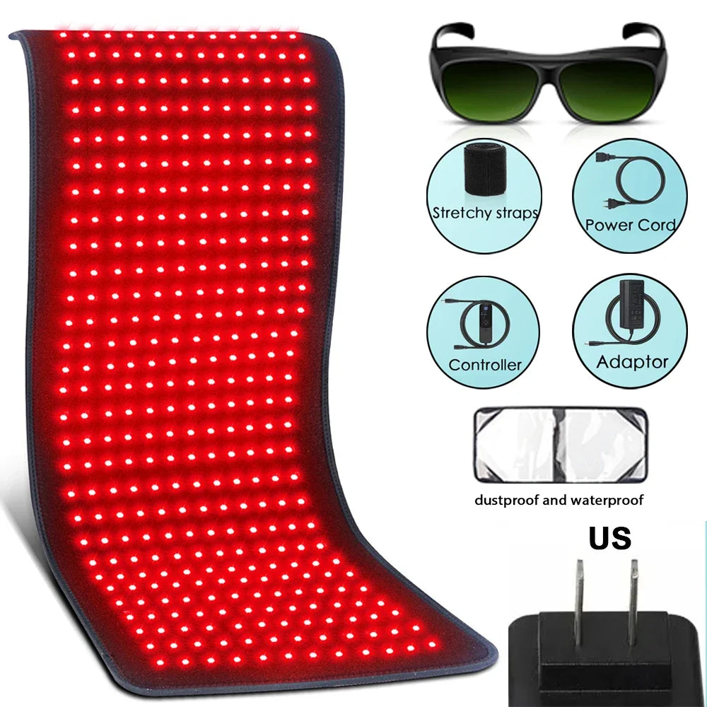 Redlight therapy heating pad
