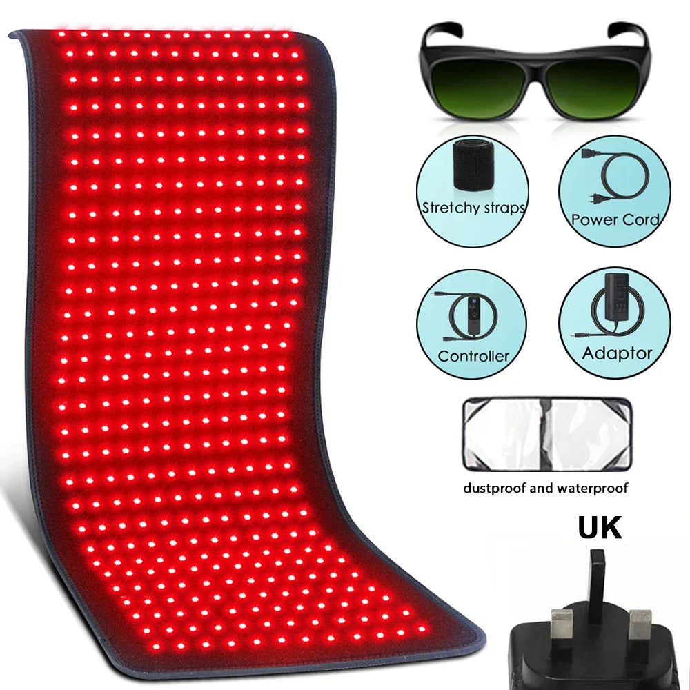 Redlight therapy heating pad