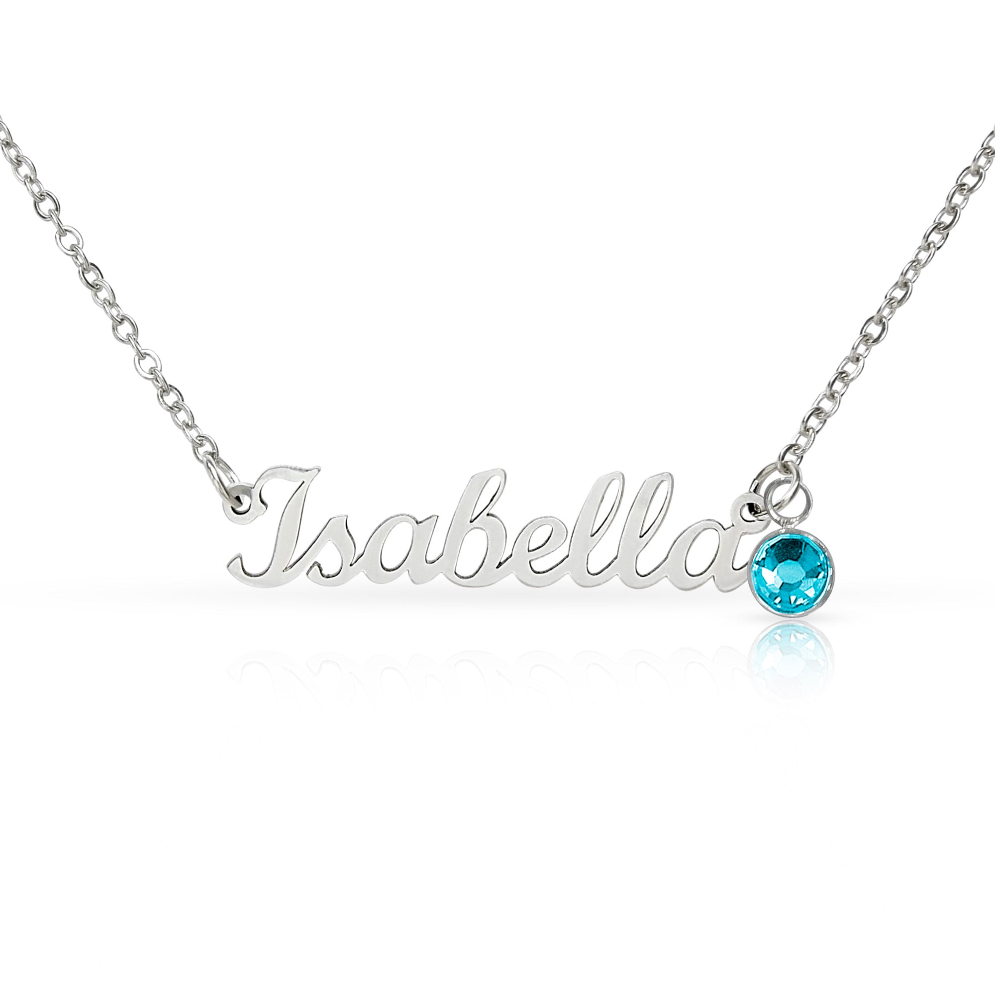 A Name Close to Your Heart – Personalized Birthstone Necklace