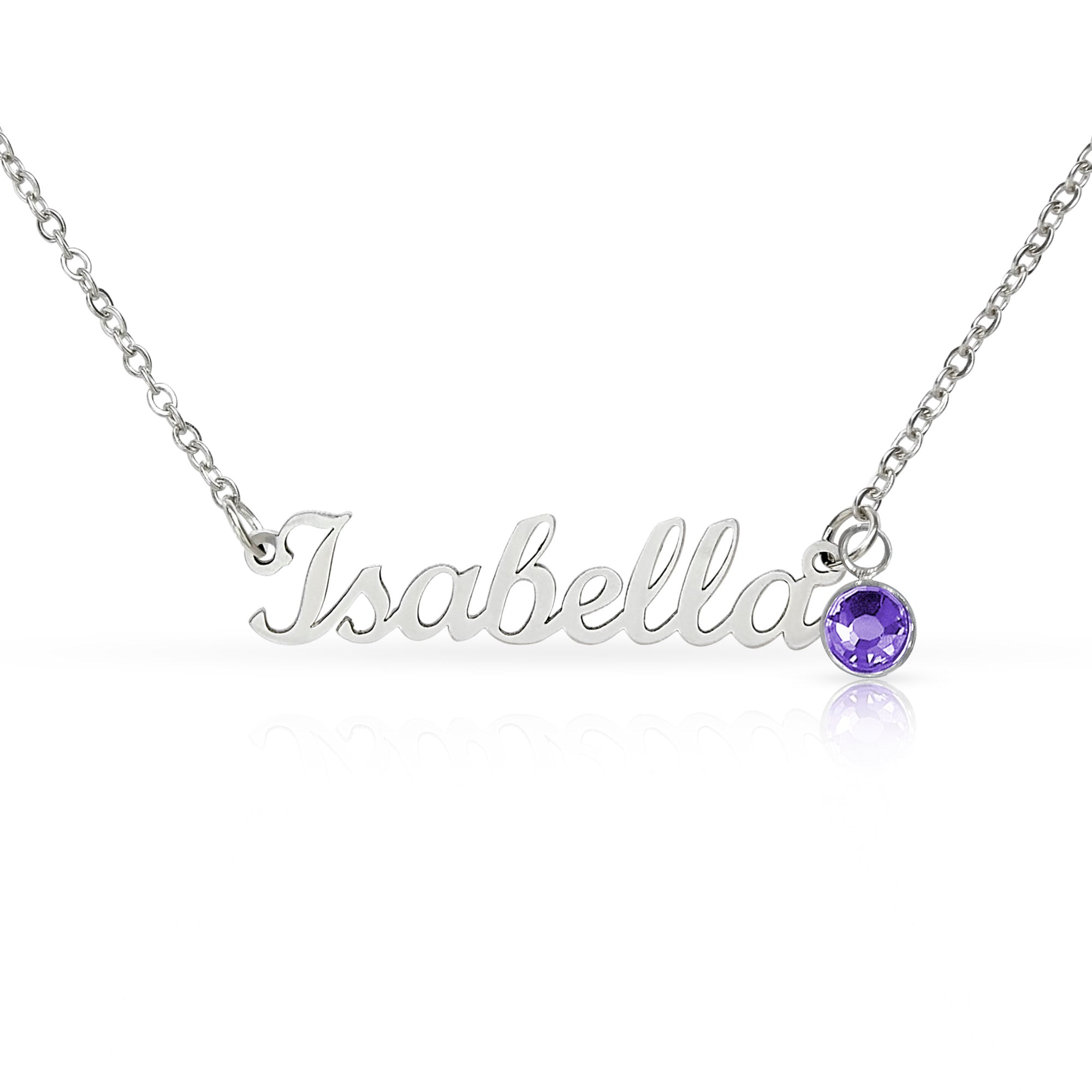 A Name Close to Your Heart – Personalized Birthstone Necklace