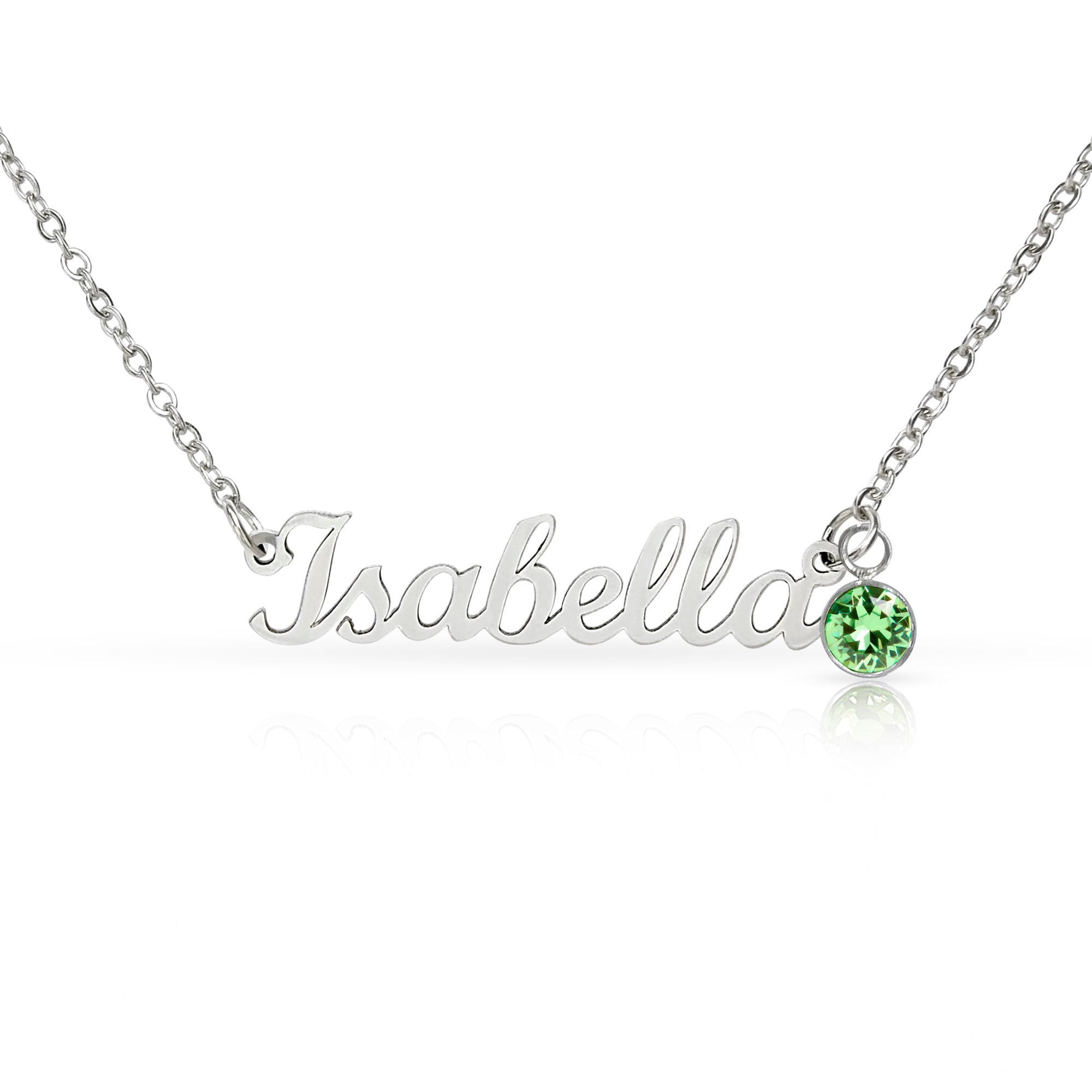 A Name Close to Your Heart – Personalized Birthstone Necklace
