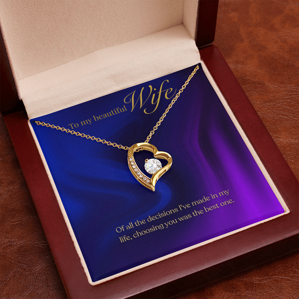 To My Wife – Forever Love Necklace