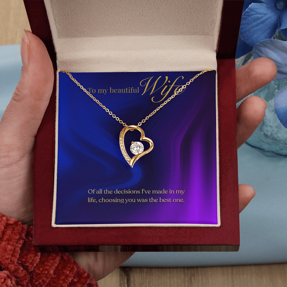 To My Wife – Forever Love Necklace