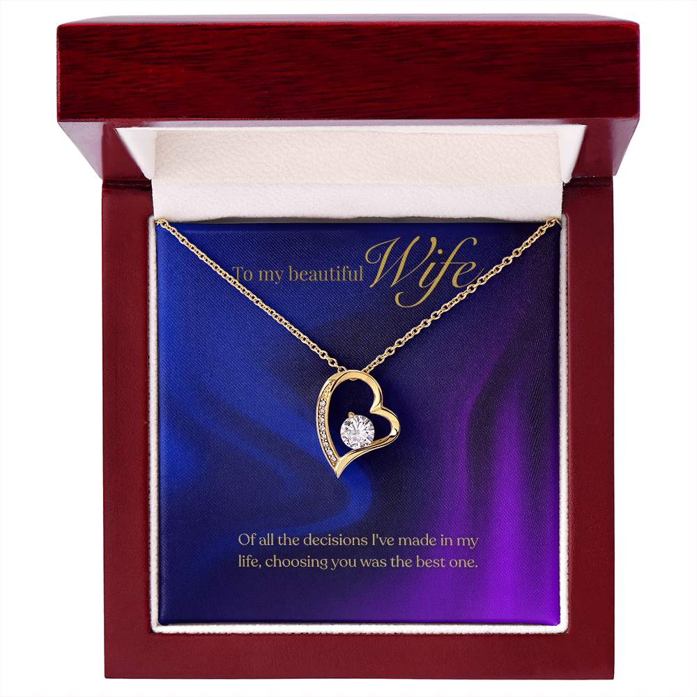 To My Wife – Forever Love Necklace
