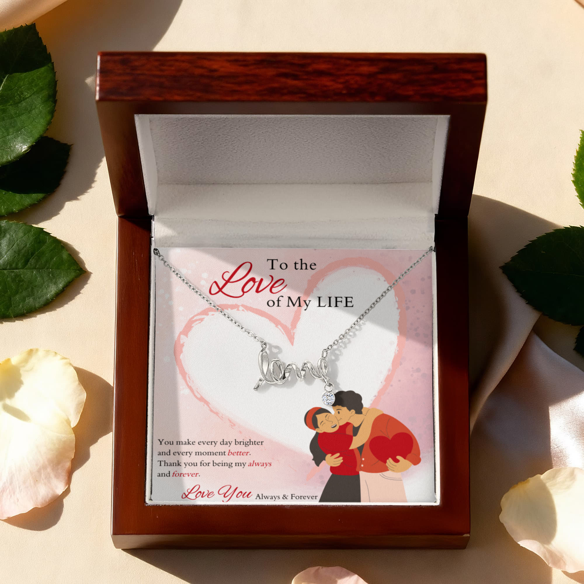 To The Love of My Life – Scripted Love Necklace