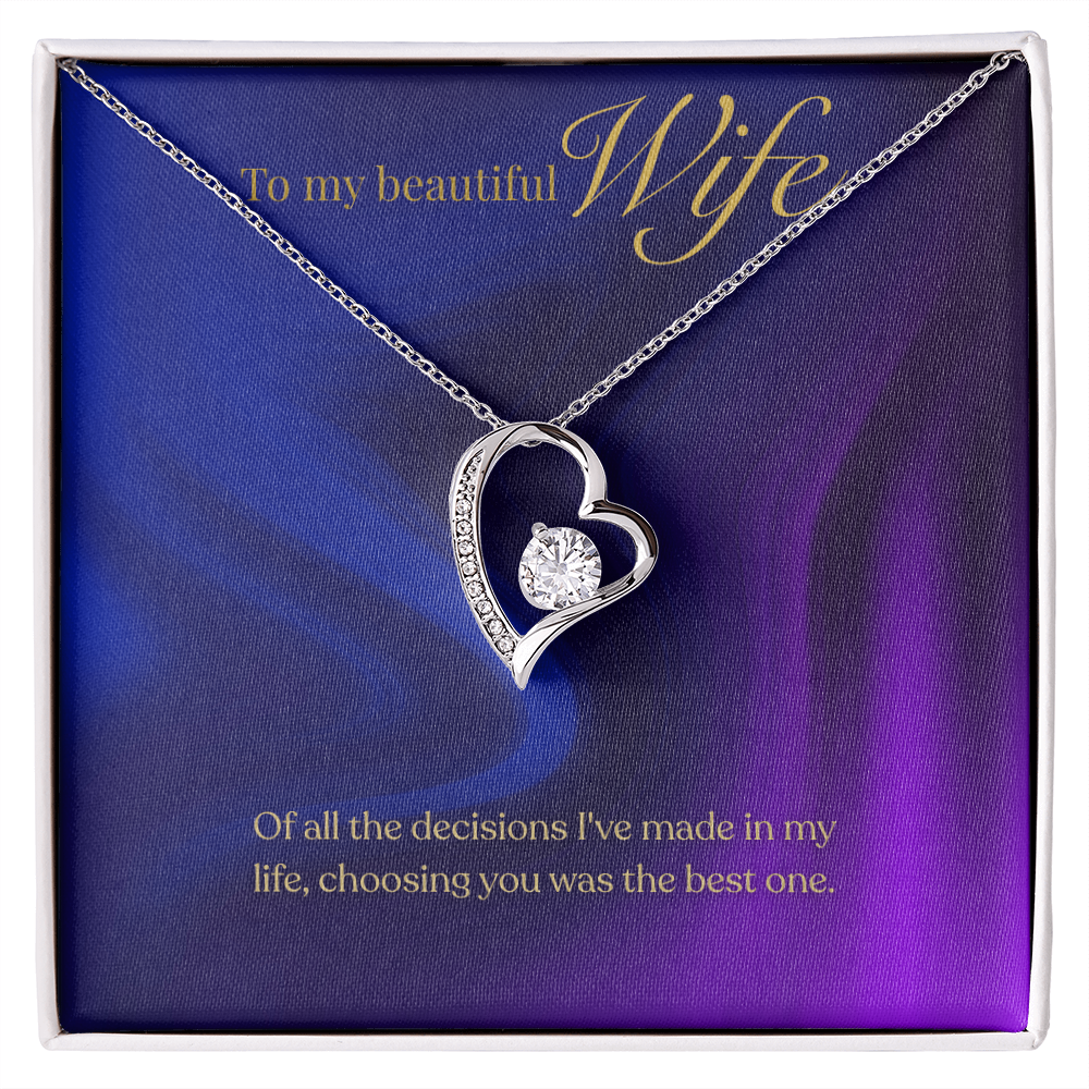 To My Wife – Forever Love Necklace