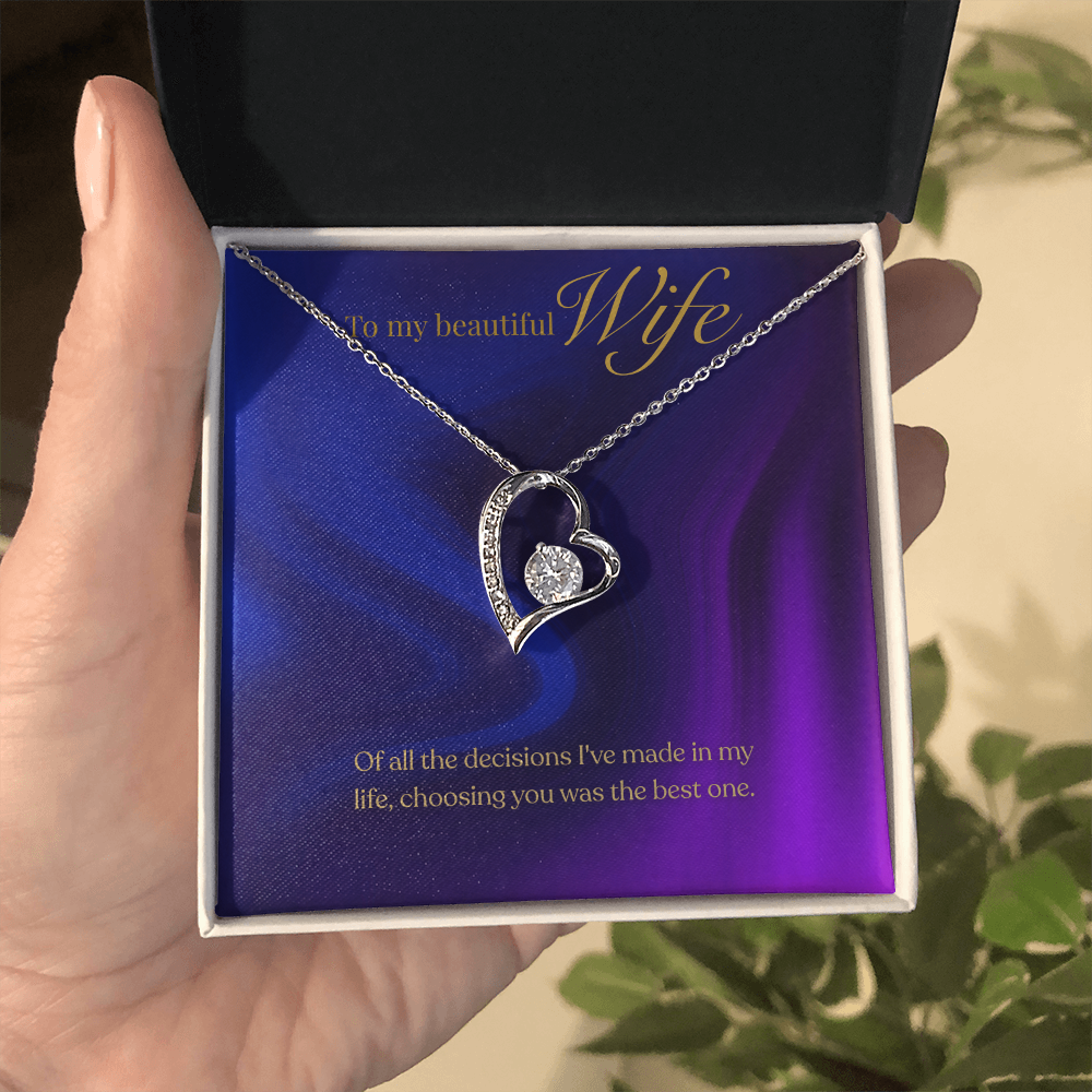 To My Wife – Forever Love Necklace