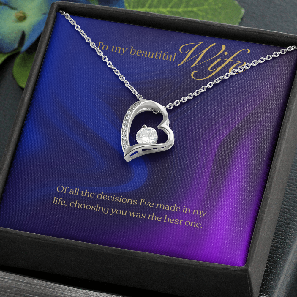 To My Wife – Forever Love Necklace