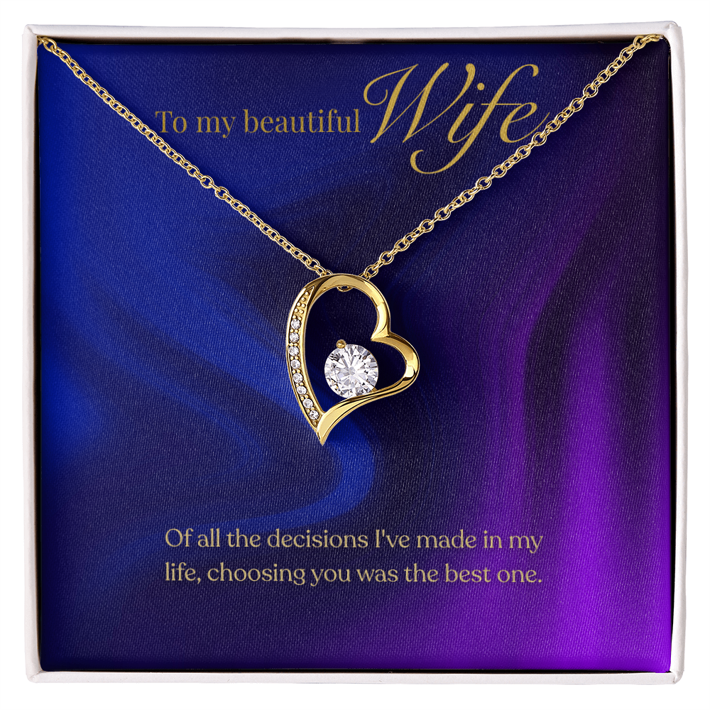 To My Wife – Forever Love Necklace