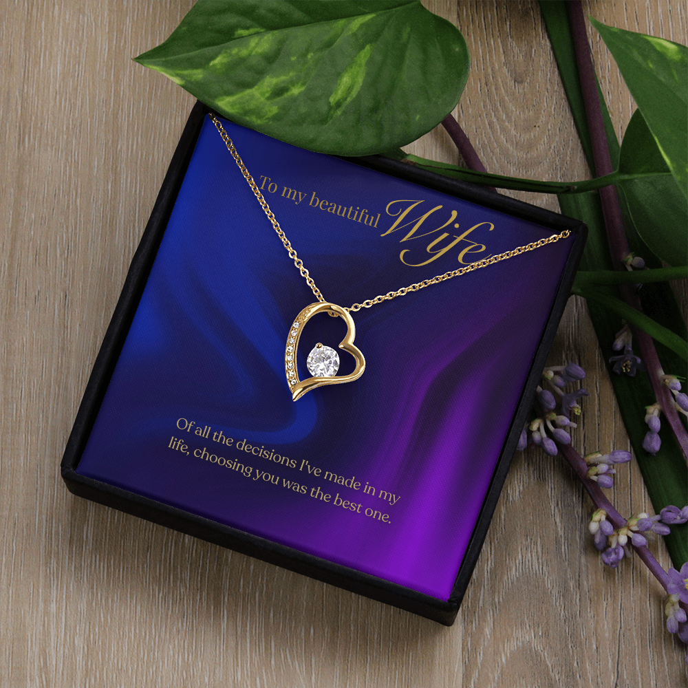To My Wife – Forever Love Necklace