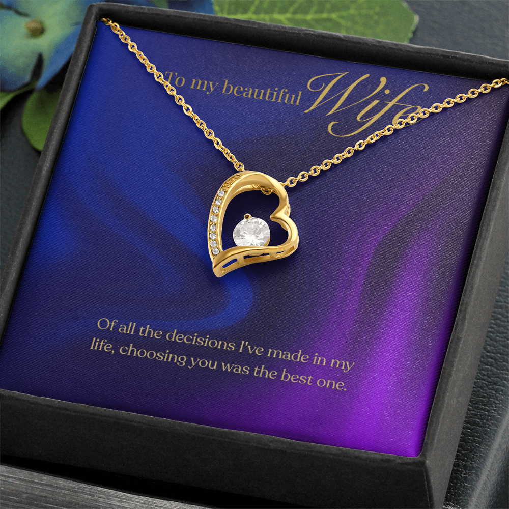 To My Wife – Forever Love Necklace